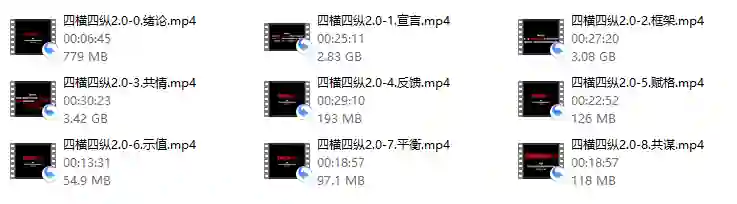 图片[1]-《四横四纵2.0》实战指南：限时揭秘专属成长路径-初心情感社