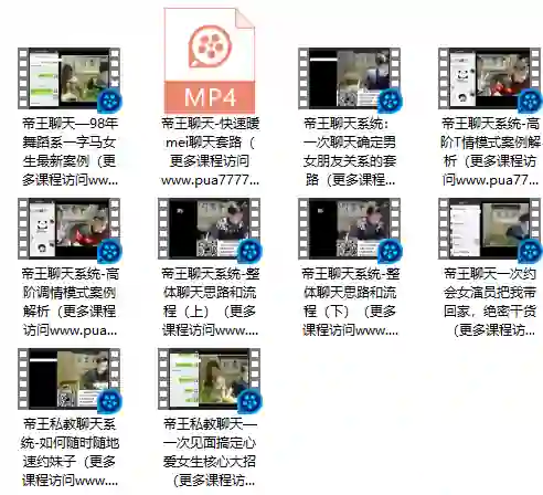 闪恋会《帝王私教聊天系统》-初心情感社