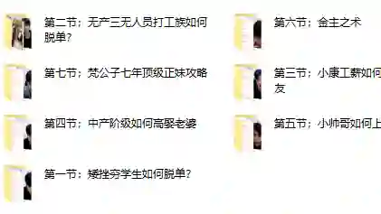梵公子《中国各阶层脱单指南》实战揭秘版-初心情感社
