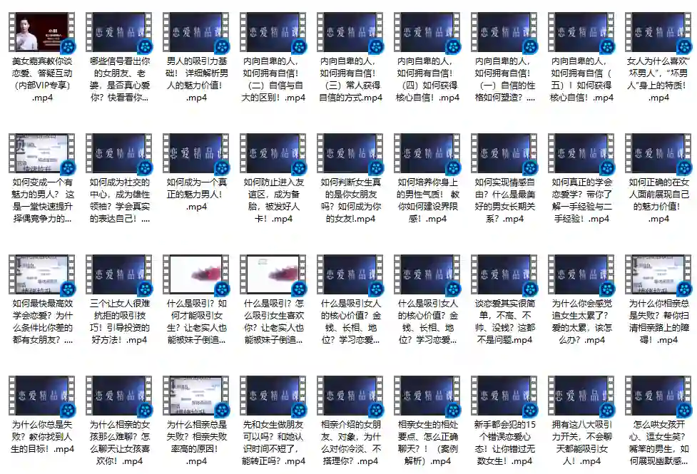 好男人恋爱课（带你摆脱错误恋爱思维）-初心情感社