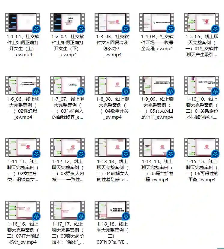 良叔 古医生《社交软件聊天课》-初心情感社